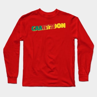 Cameroon Vintage style retro souvenir Long Sleeve T-Shirt